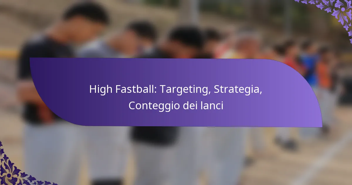 High Fastball: Targeting, Strategia, Conteggio dei lanci